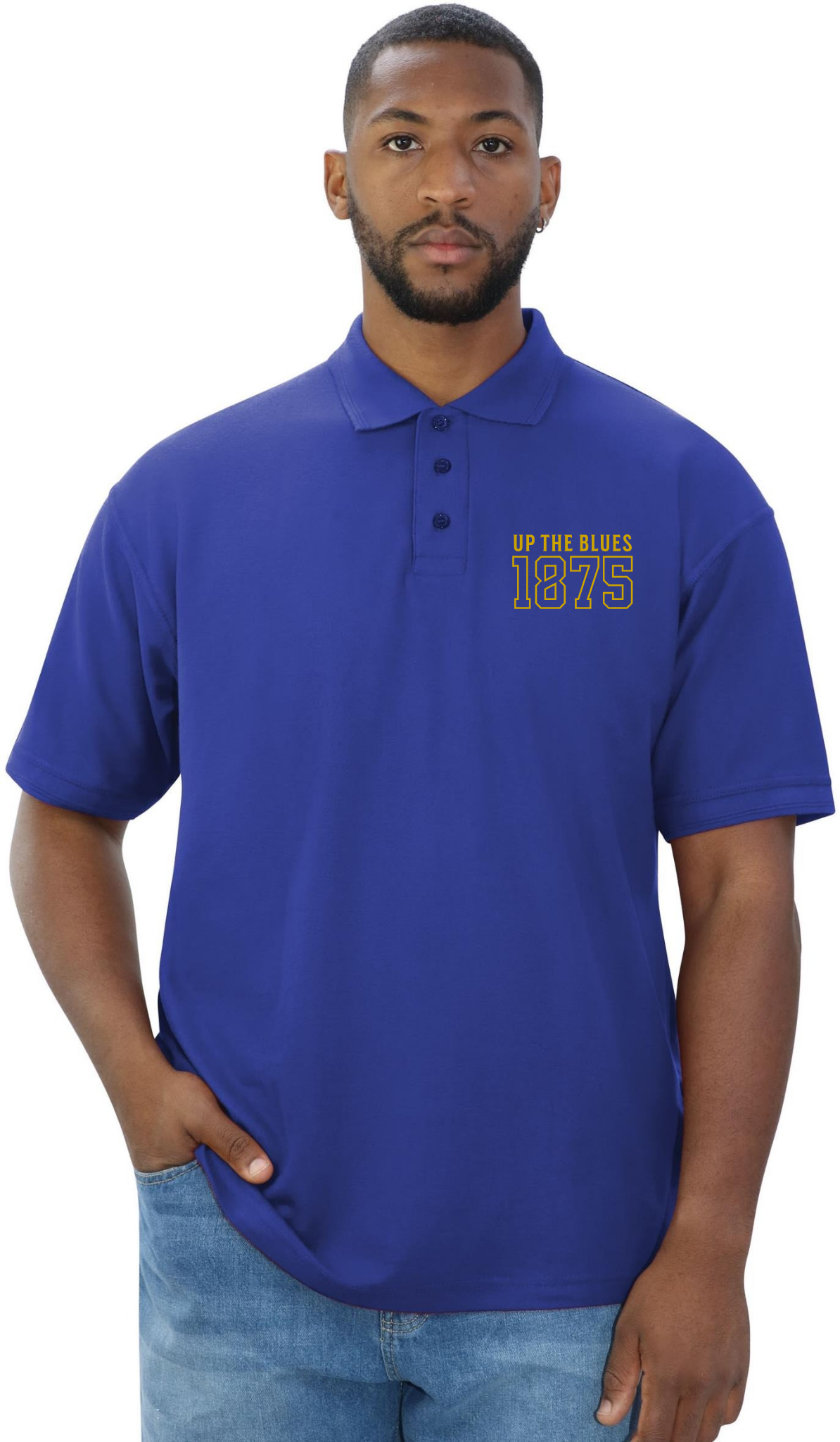 1875 Gold embroidery polo