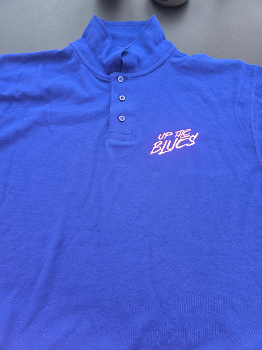Embroidered Up the blues